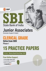 SBI 2020 : Clerical Grade Phase-1: Junior Associates – 15 Practice Sets by GKP