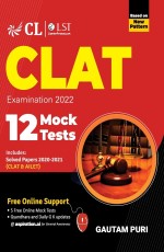 CLAT 2022: 12 Mock Tests by Gautam Puri