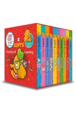 Gopi’s First Box of Learning : Based on Gopi the dog, from Sudha Murty`s Gopi Diaries! Boxset of 10 Early Learning Board Books for Children (Age