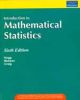 Introduction to Mathematical Statistics, 6th Edi.