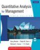 Quantitative Analysis for Management, 10th Edi.