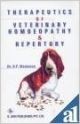 THERAPEUTICS OF VETERINARY HOMOEOPATHY