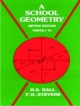 A School Geometry Part-I-VI, 1st Ed.