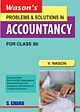 PROBLEMS & SOLUTIONS IN ACCOUNTANCY FOR CLASS XII