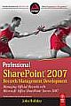 gallery thumbnail  	  	 PROFESSIONAL SHAREPOINT 2007: RECORDS MANAGEMENT DEVELOPMENT
