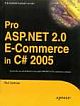 PRO ASP.NET 2.0 E-COMMERCE IN C# 2005