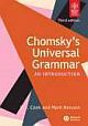 CHOMSKY`S UNIVERSAL GRAMMAR: AN INTRODUCTION, 3RD ED