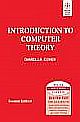  	 INTRODUCTION TO COMPUTER THEORY, 2ND ED