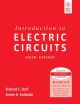  	 INTRODUCTION TO ELECTRIC CIRCUITS, 6TH ED