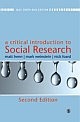 A CRITICAL INTRODUCTION TO SOCIAL RESEARCH, 2E