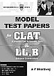Model Testpapers for CLAT & LLB Entrance Examinations