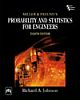 MILLER AND FREUND`S PROBABILITY AND STATISTICS FOR ENGINEERS
