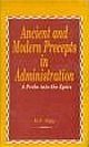 ANCIENT AND MODERN PRECEPTS IN ADMINISTRATION:A PROBE INTO THE EPICS