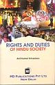 RIGHTS AND DUTIES OF HINDU SOCIETY