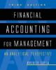 Financial Accounting for Management: An Analytical Perspective, 3/e