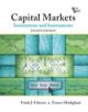 Capital Markets : Institutions and Instruments