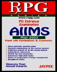 RxPG Series:PG Entrance Examination AIIMS, May 2003