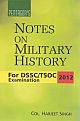 PENTAGONS NOTES ON MILITARY HISTORY : For DSSC/TSOC Examination 2012 