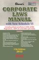 CORPORATE LAWS MANUAL with New Schedule VI (with FREE Download)