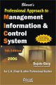 Professional Approach to MANAGEMENT INFORMATION & CONTROL SYSTEMS