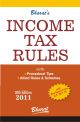 INCOME TAX RULES with New Return Forms for A.Y. 2011-12