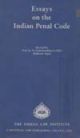 Essays on the Indian Penal Code - Prof. K.N. Chandrasekharan Pillai & Shabistan Aquil 