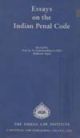 Essays on the Indian Penal Code - Prof. K.N. Chandrasekharan Pillai & Shabistan Aquil 