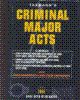 Add to Cart     Add to Cart   Criminal Major Acts (Hard Cover)