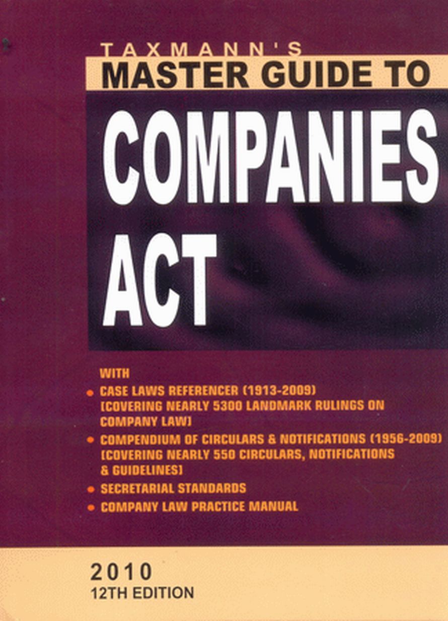 Master Guide to Companies Act