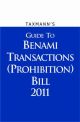 Guide to Benami Transactions (Prohibition) Bill 2011