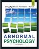 Abnormal Psychology (Paperback)