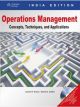 Operations Management: Concepts, Techniques, and Applications, w/CD