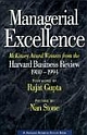 Managerial Excellence: McKinsey Award Winners from the Harvard Business Review--1980-1994 