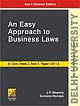 DU B.COM (HONS): EASY APPROACH TO BUSINESS LAWS
