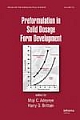 Preformulation in Solid Dosage Form Development 