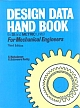  Design Data Hand Book for Mechanical Engineers : In SI and Metric Units 3 Edition