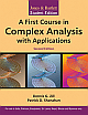 A First Course in Complex Analysis with Applications, 2/e