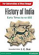 History of India: Early Times to AD 600 (University of West Bengal)