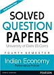 Indian Economy :Performance & Policies (Question Bank for University of Delhi IV th Sem) 