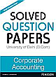 Corporate Accounting (Question Bank for University of Delhi IV th Sem)