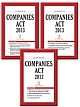 Companies Act 2013 (Set of 3 Volumes)