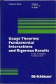 Gauge Theories: Fundamental Interactions And Rigorous Results (Progress In Physics)