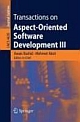 Transactions On Aspect-Oriented Software Development III (Pb)