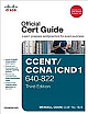 CCENT/CCNA ICND1 640-822 Official Cert Guide, 3/e