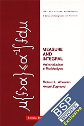 Measure and Integral: An Introduction to Real Analysis