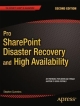 Pro SharePoint Disaster Recovery and High Availability