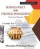 Business Policy and Strategic Management