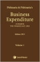Business Expenditure-As Amended by The Finace Act, 2013 (Set of 2 Volume)