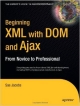 Beginning Xml With Dom And Ajax (Pb)