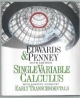 Single Variable Calculus With Analytic Geometry Early Transcendentals ; 5 /E